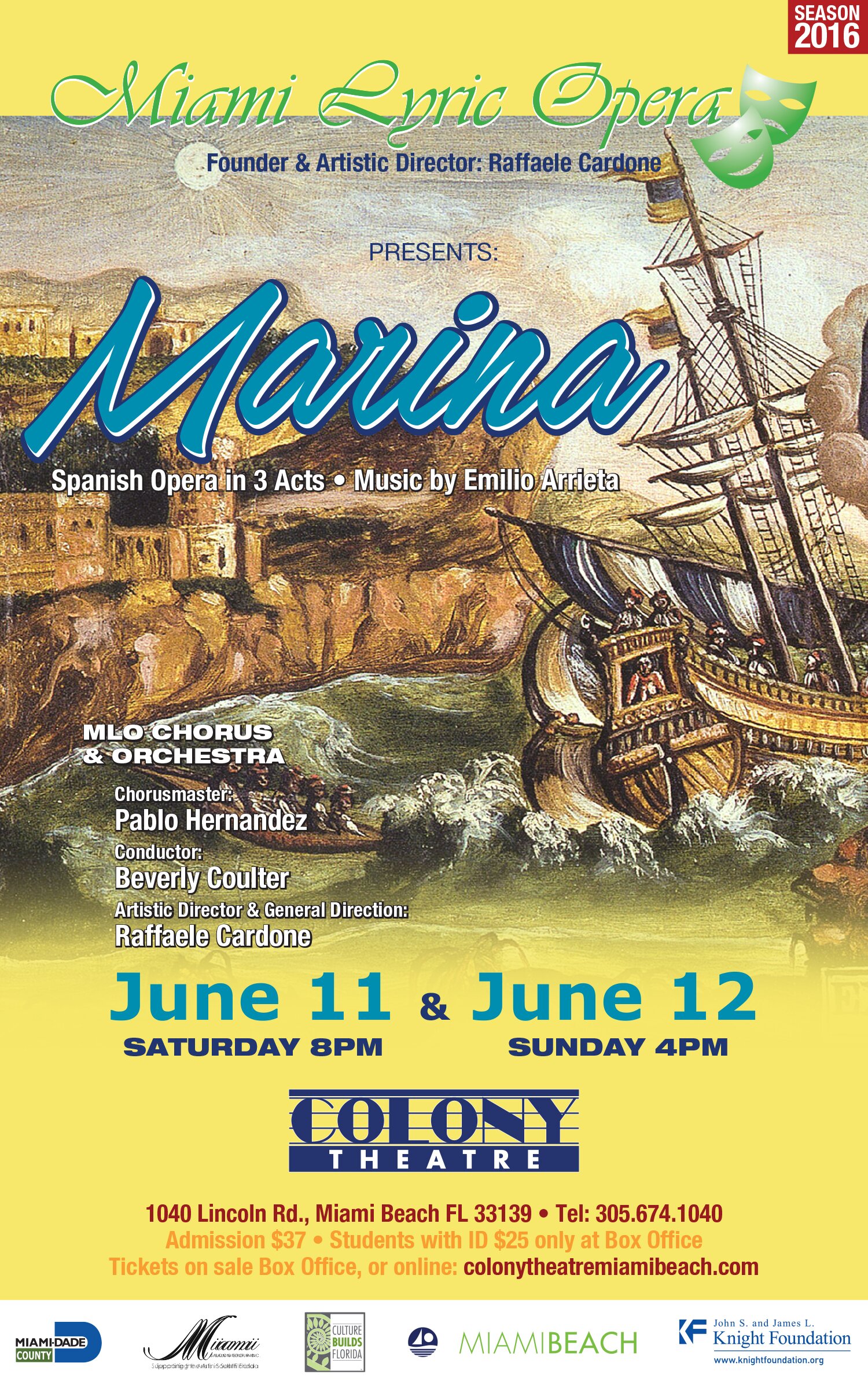 Miami Lyric Opera presents: Marina 